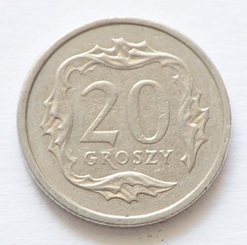 (А) Польша 20 грошей 2004