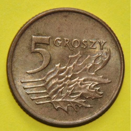 (А) Польша 5 грошей 1991