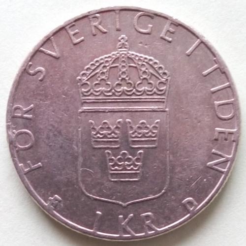 (А) Швеция 1 крона 1989