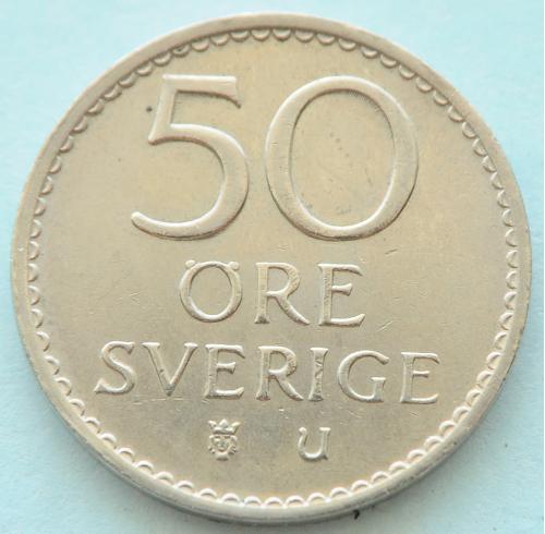 (А) Швеция 50 эре 1972