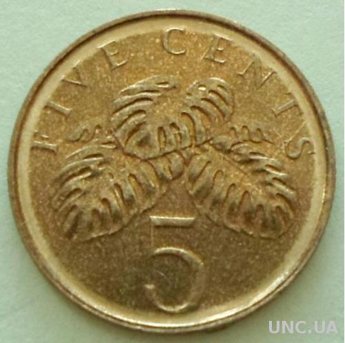 (А) Сингапур 5 центов 2000