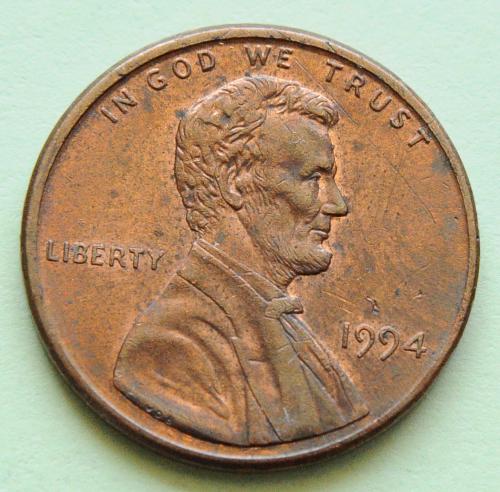 (А) США 1 цент 1994