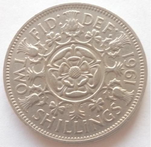 (А) Великобритания 2 шиллинга 1961