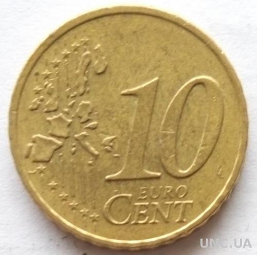 Германия 10 евроцентов 2002 -A-