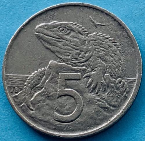 (К3) Новая Зеландия 5 центов 1997