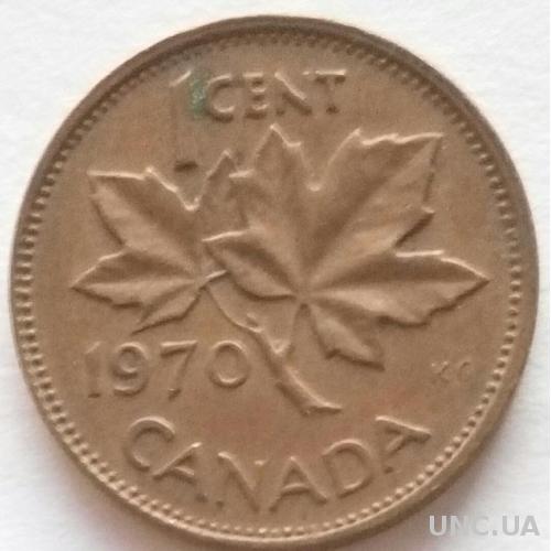 Канада 1 цент 1970