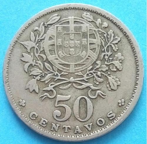 Португалия 50 сентаво 1952