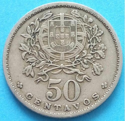 Португалия 50 сентаво 1958