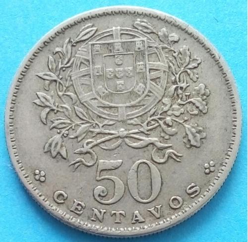 Португалия 50 сентаво 1966