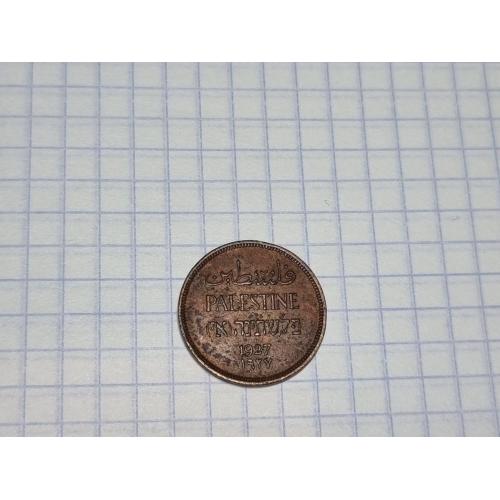 Монета 1 миль 1927 Палестина