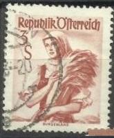 марки Австрии 1949 