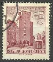 марки Австрии 1958