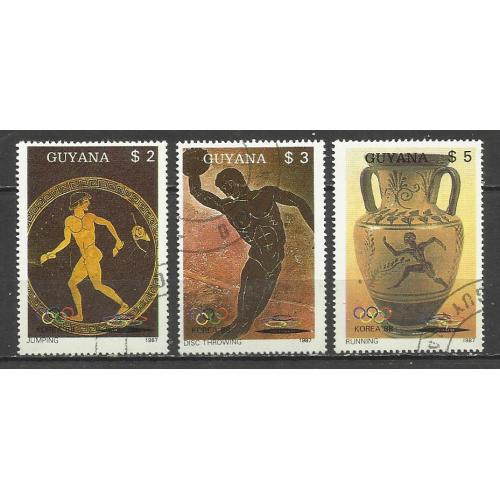 марки Гайаны  1987 ОИ