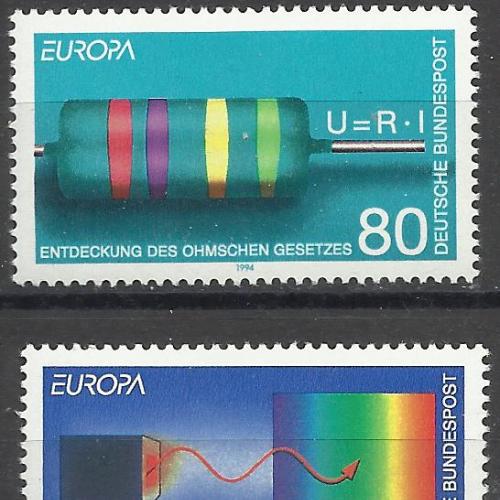 марки Германии СЕРТ ЕUROPA 1994 **