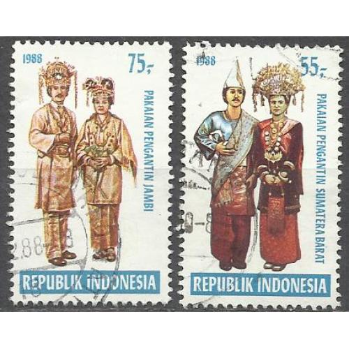 марки Индонезии 1988