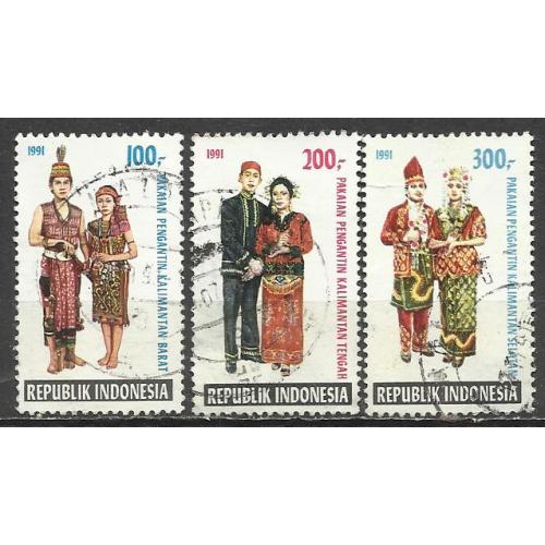 марки Индонезии 1991