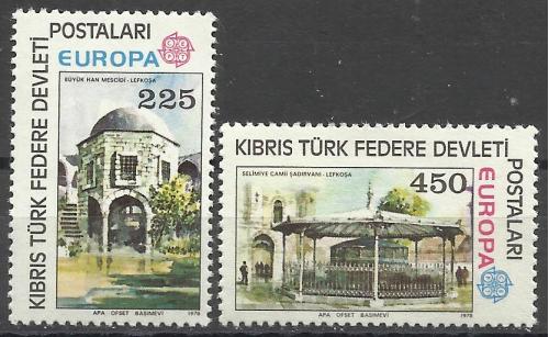 марки Кипра (турецкий) 1978  EUROPA **