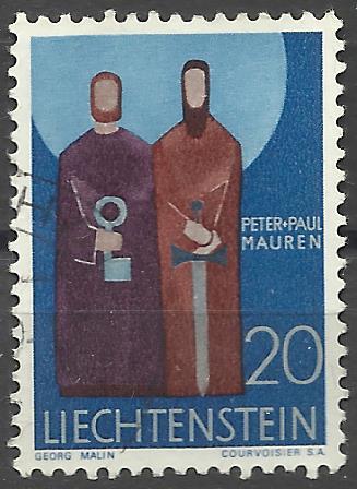 марки Лихтенштейн  1967
