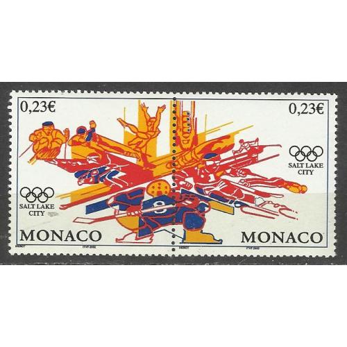 марки Монако 2002  ОИ **