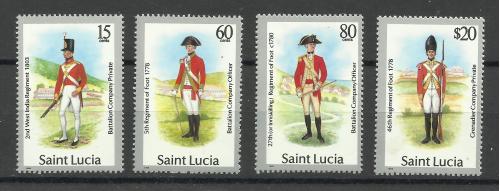  марки Сент Люсия  1987 **