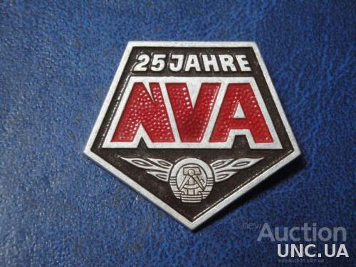 ГДР NVA 25 лет Национальной Народной Армии ГДР герб