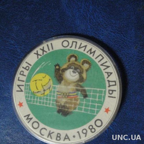Олимпиада 1980 Олимпийский Мишка (волейбол)