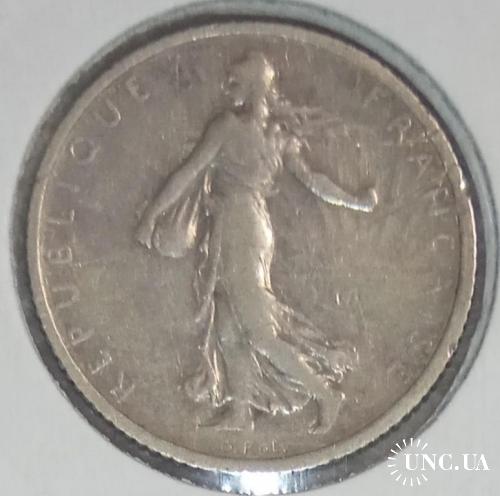 1 франк Франция 1916 Серебро