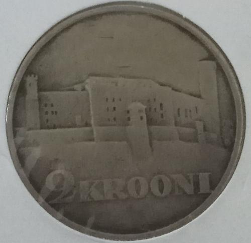 Эстония 2 крони, 1930 Серебро