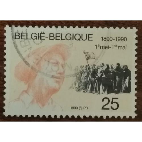 Бельгия 100-летие торжеств 1 мая 1990