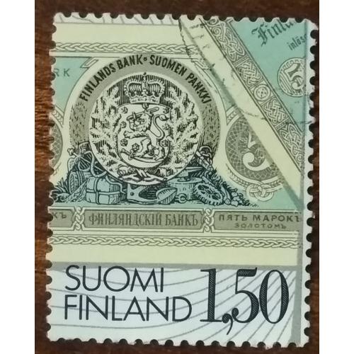 Финляндия 100 лет со дня выпуска первых финских банкнот 1985