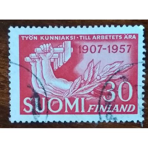 Финляндия 50 лет профсоюзу 1957