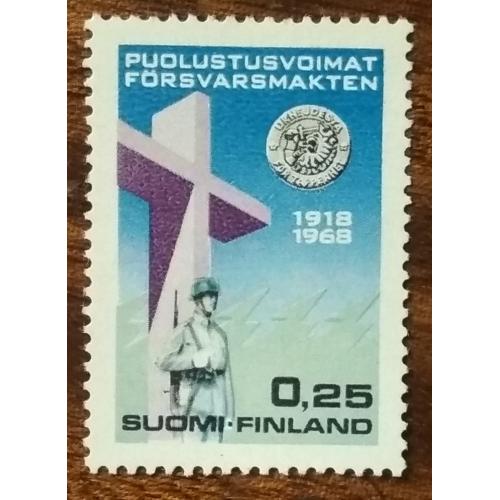 Финляндия 50-летие Армии 1968
