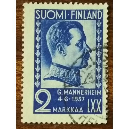 Финляндия 70 лет со дня рождения фельдмаршала Маннергейма 1937
