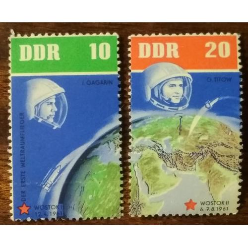 ГДР 5 лет российским космическим путешествиям 1962