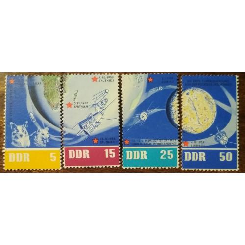 ГДР 5 лет российским космическим путешествиям 1962