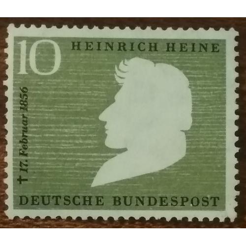 Германия 100 лет со дня смерти Генриха Гейне 1956