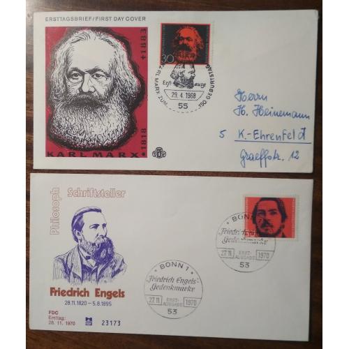 Германия Карл Маркс и Фридрих Энгельс 1968,1970
