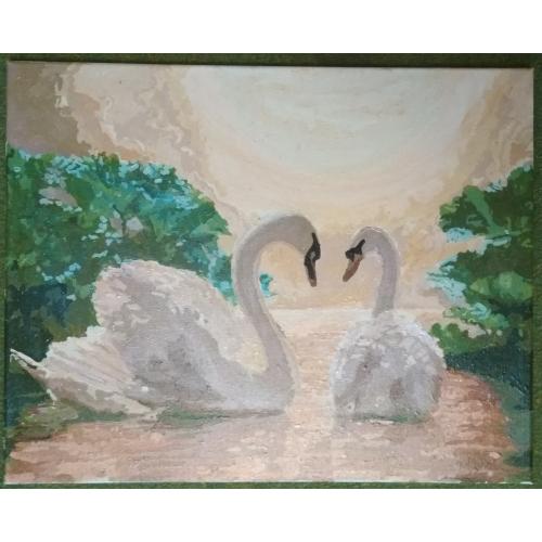 Картина Два лебедя