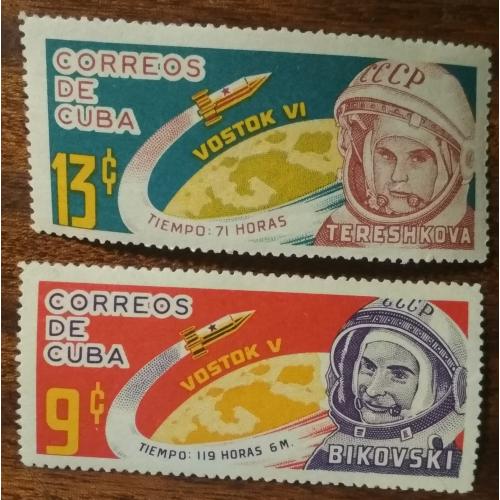  Куба Космические полеты 1964