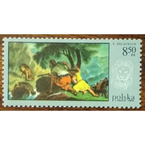 Польша Охотники на картинах 1968