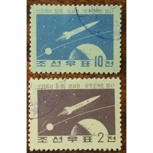 Северная Корея Запуск советской ракеты Луна-1 на Луну 1959