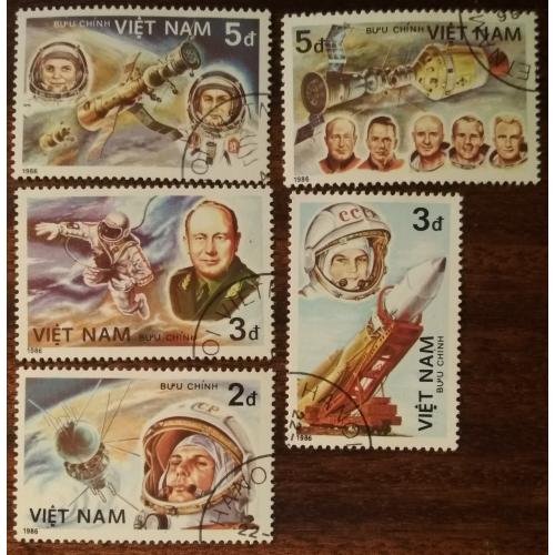 Вьетнам 25 лет первого полёта человека в Космос 1986