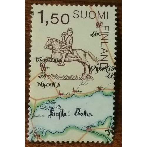 Выставка марок ФИНЛЯНДИЯ 88 - Карта 1985
