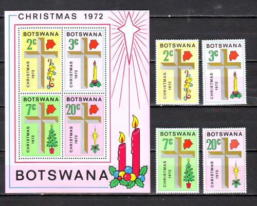 Ботсвана**. 1972г. Рождество 