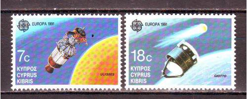 Кипр**. 1991г. Космос. Европа-септ