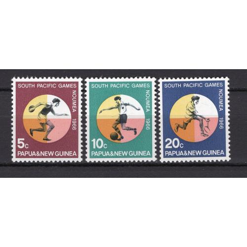 Папуа Новая Гвинея**. 1966г.  Футбол
