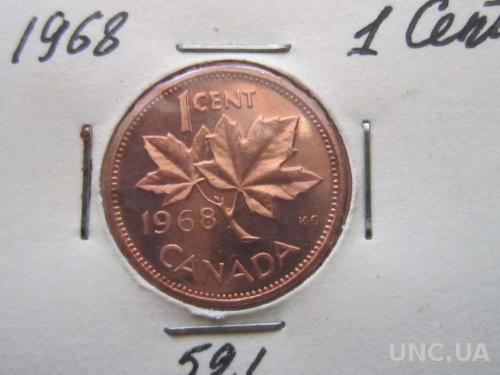 1 цент Канада 1968 состояние
