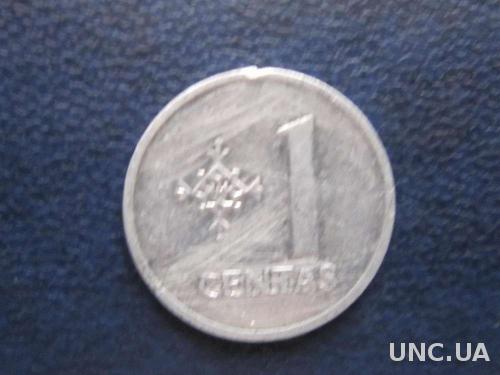1 цент Литва 1991
