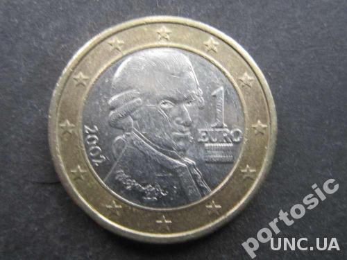 1 евро Австрия 2002

