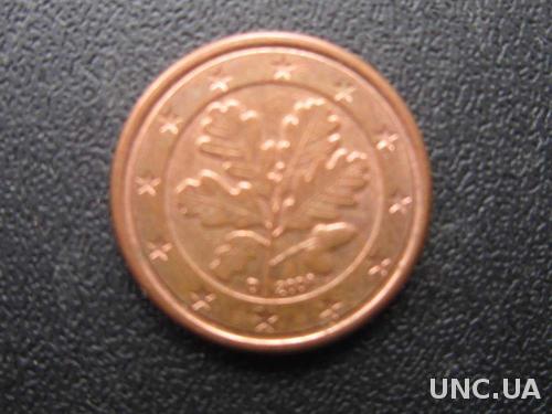 1 евроцент Германия 2004 D
